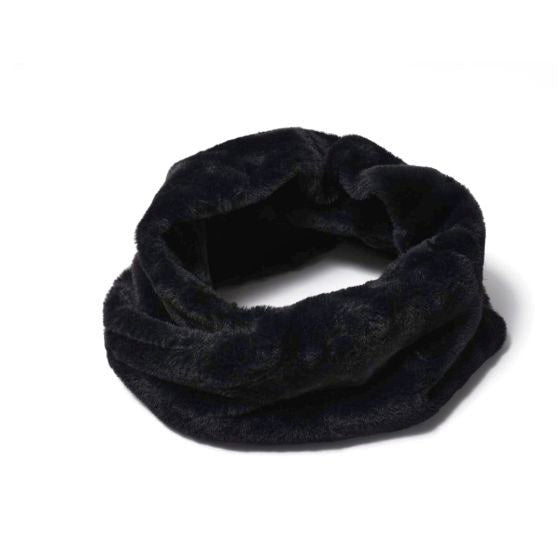 Olive green faux fur snood