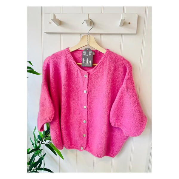 Short sleeve cardigan