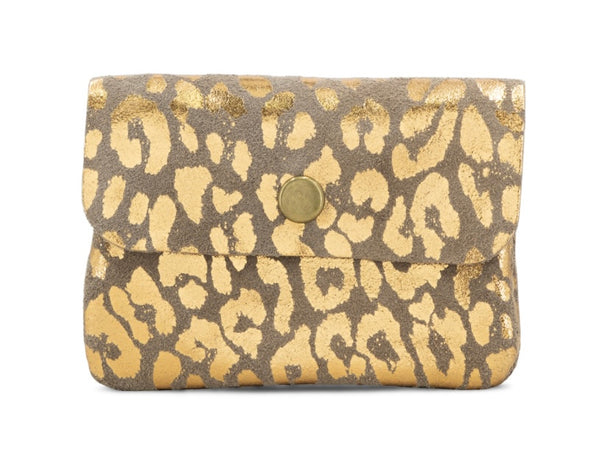 Small suede purse