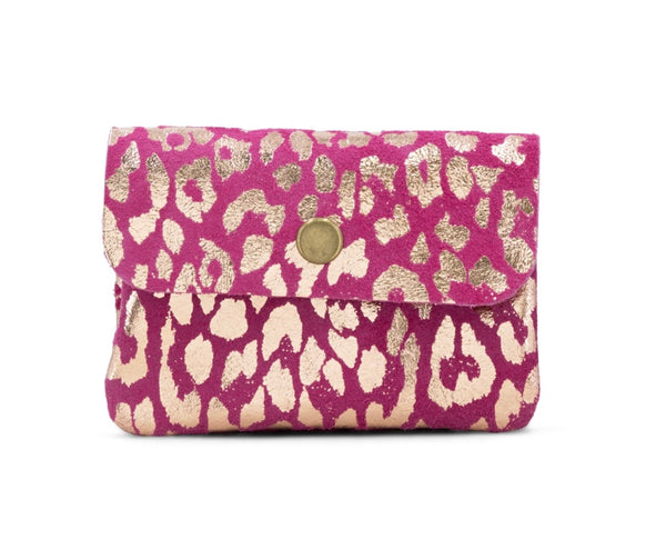 Small suede purse