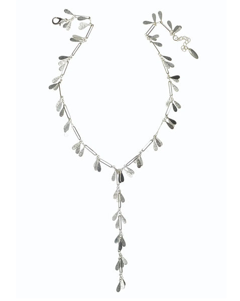 Fringe detail Lariat necklace