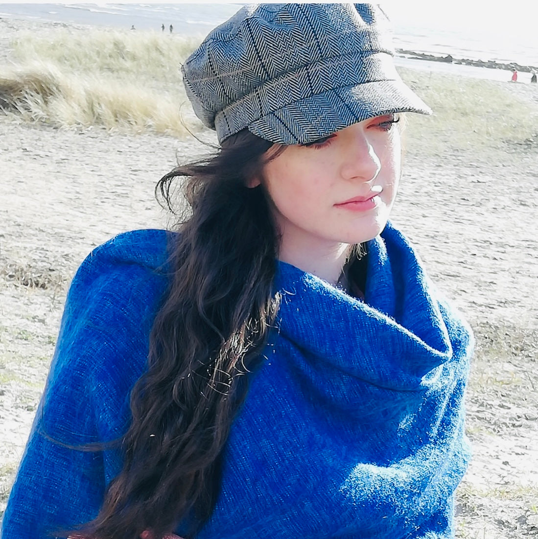 cobalt blue shawl