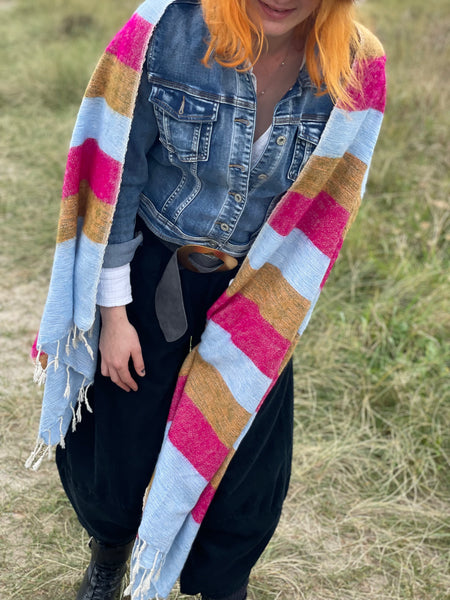 Striped shawl