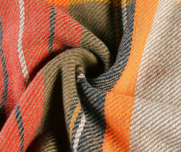 Multi coloured check scarf SALE