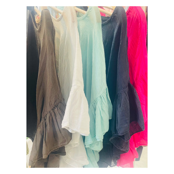 Cotton frill top