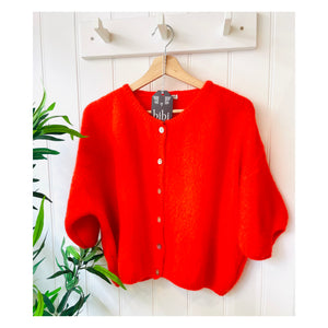 Short sleeve cardigan