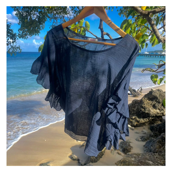 Cotton frill top