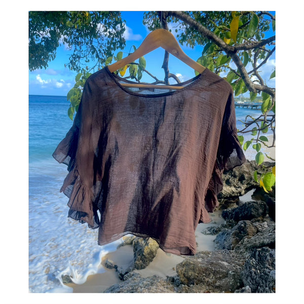 Cotton frill top