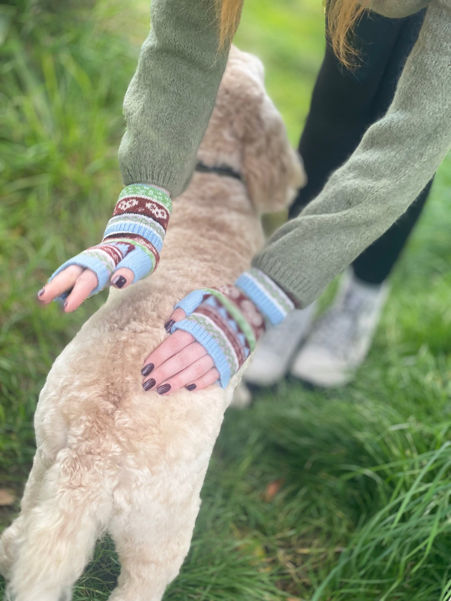 Nordic style mittens