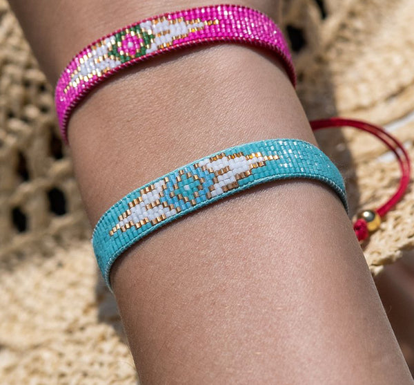 Beaded friendship bracelet