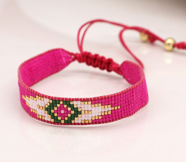 Beaded friendship bracelet