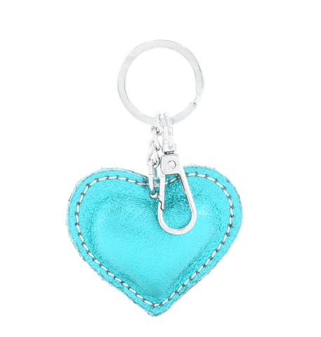 Turquoise heart key ring