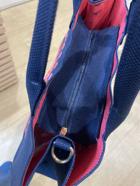 Navy starburst bag