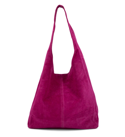 Soft suede boho bag