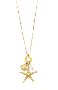 Gold Starfish necklace