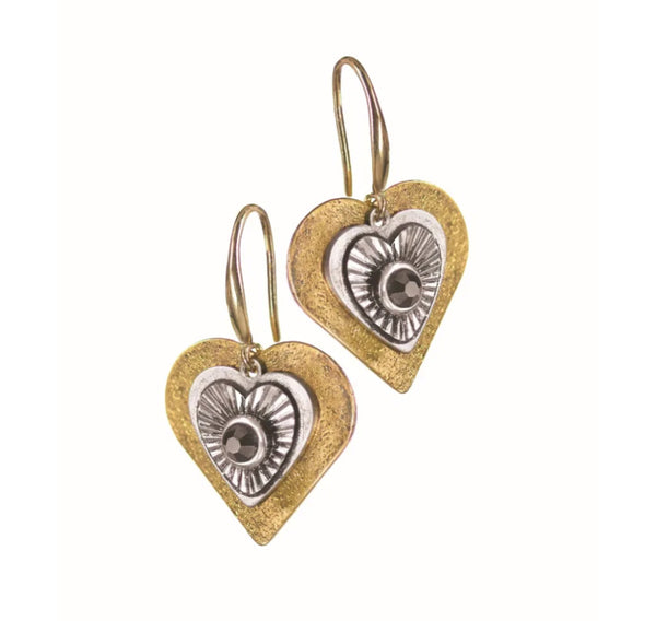 Heart earrings