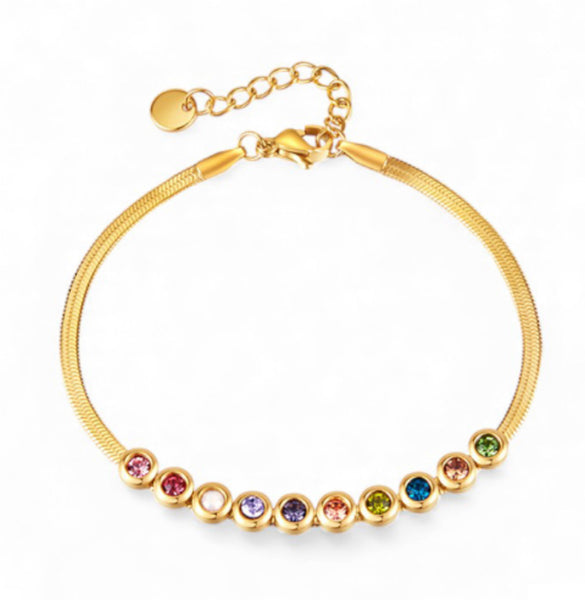 Multi cubic zirconia bracelet