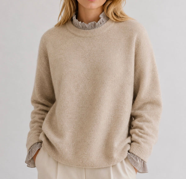Ruffle detail jumper