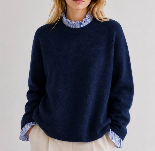 Ruffle detail jumper