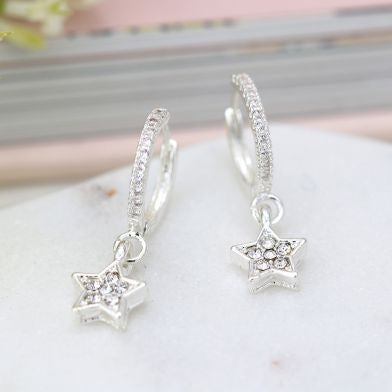 Crystal star hoop