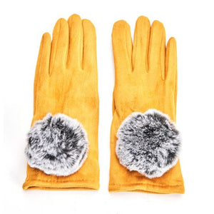 Mustard gloves