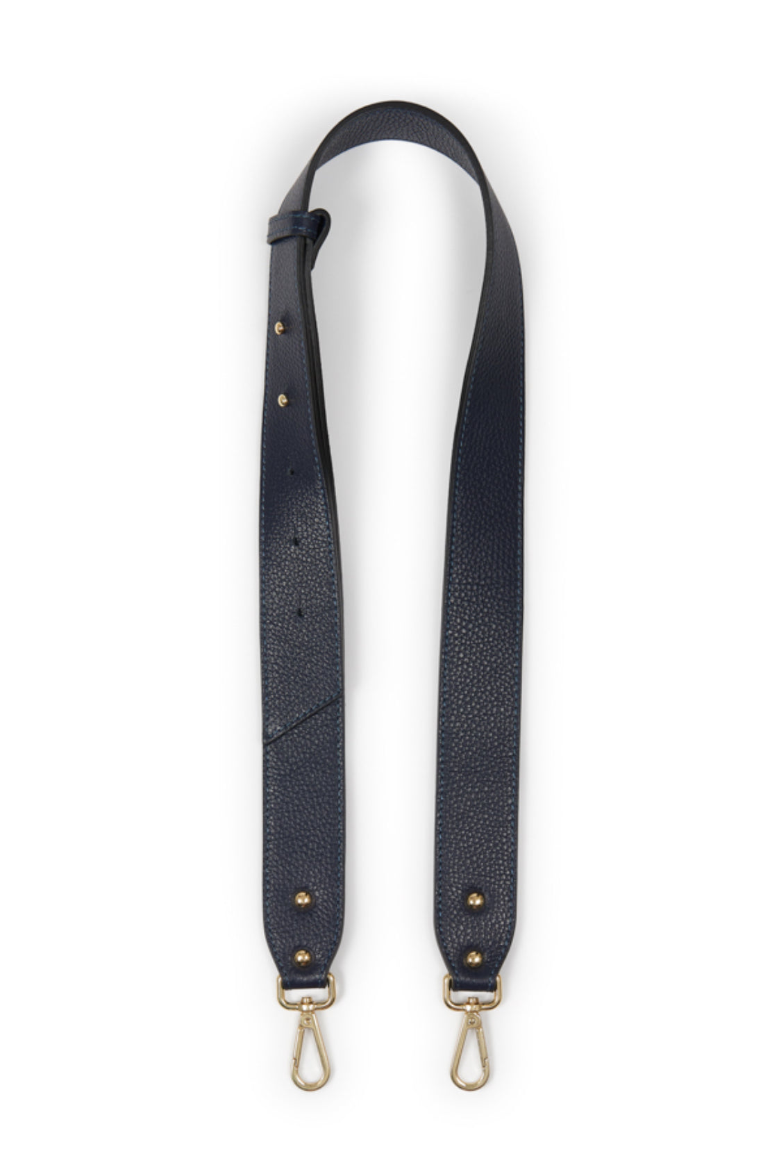 Navy Leather bag strap