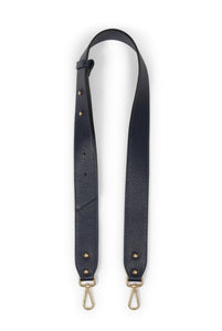 Navy Leather bag strap