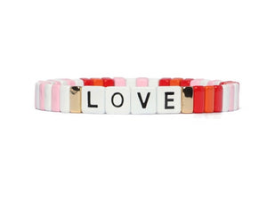 LOVE tile bracelet