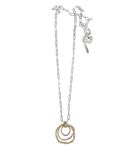 Long circle necklace
