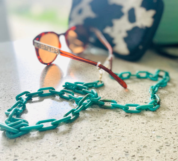 Turquoise glasses chain