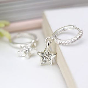 Crystal star hoop
