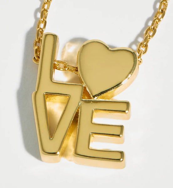 Gold Love necklace