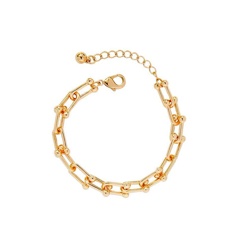 Chunky gold bracelet