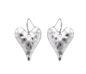 Silver heart Earrings